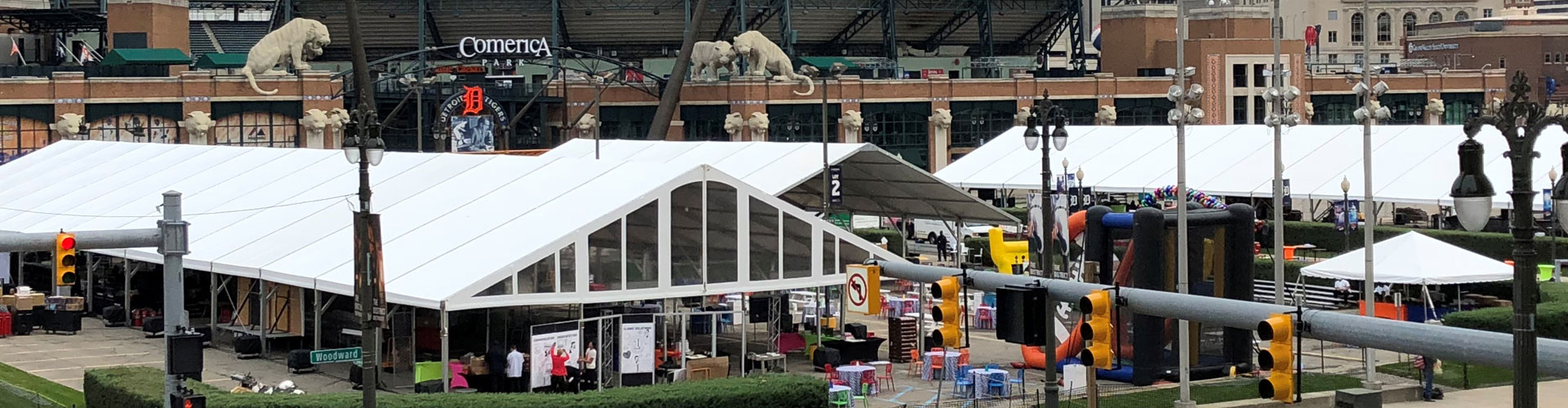 Outdoor event tent rentals in Ann Arbor MI Wahl Tents Event Structures
